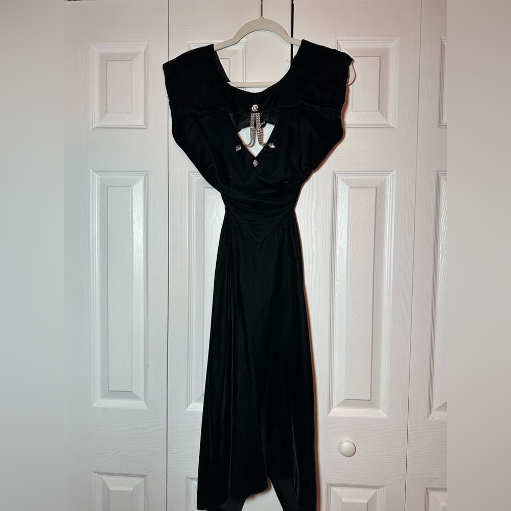 Vintage (80s) black Aphrodite cocktail dress